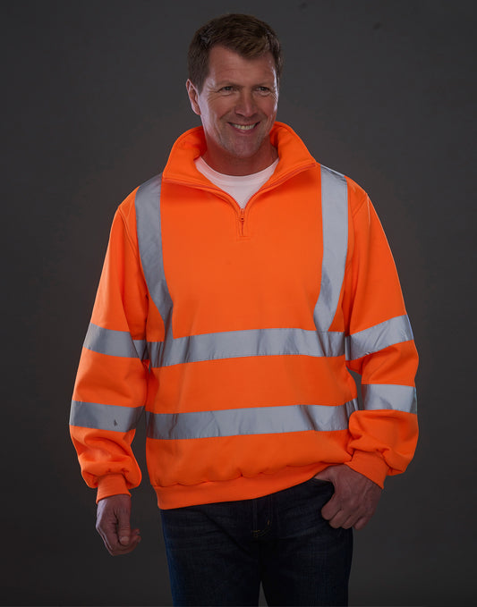 Fluo 1/4 Lynlås Sweat Shirt