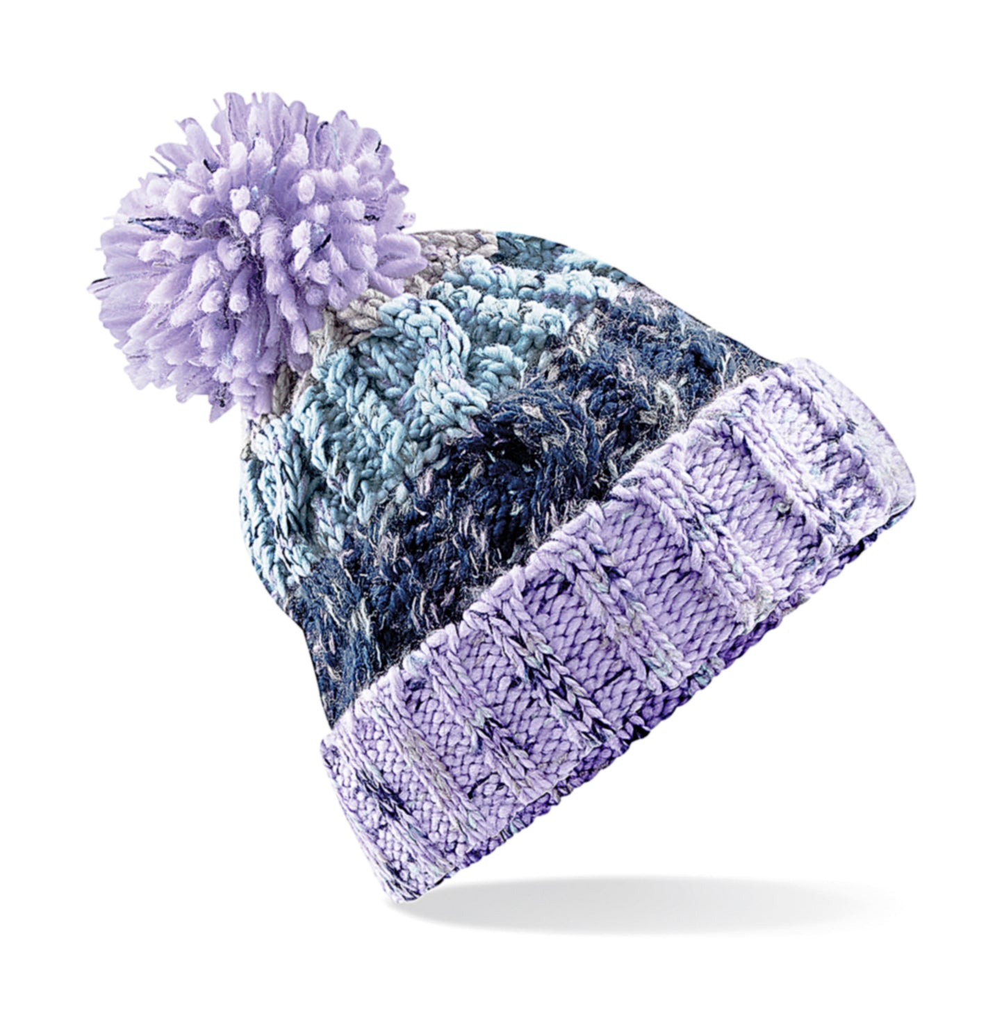 Corkscrew hue med pompom