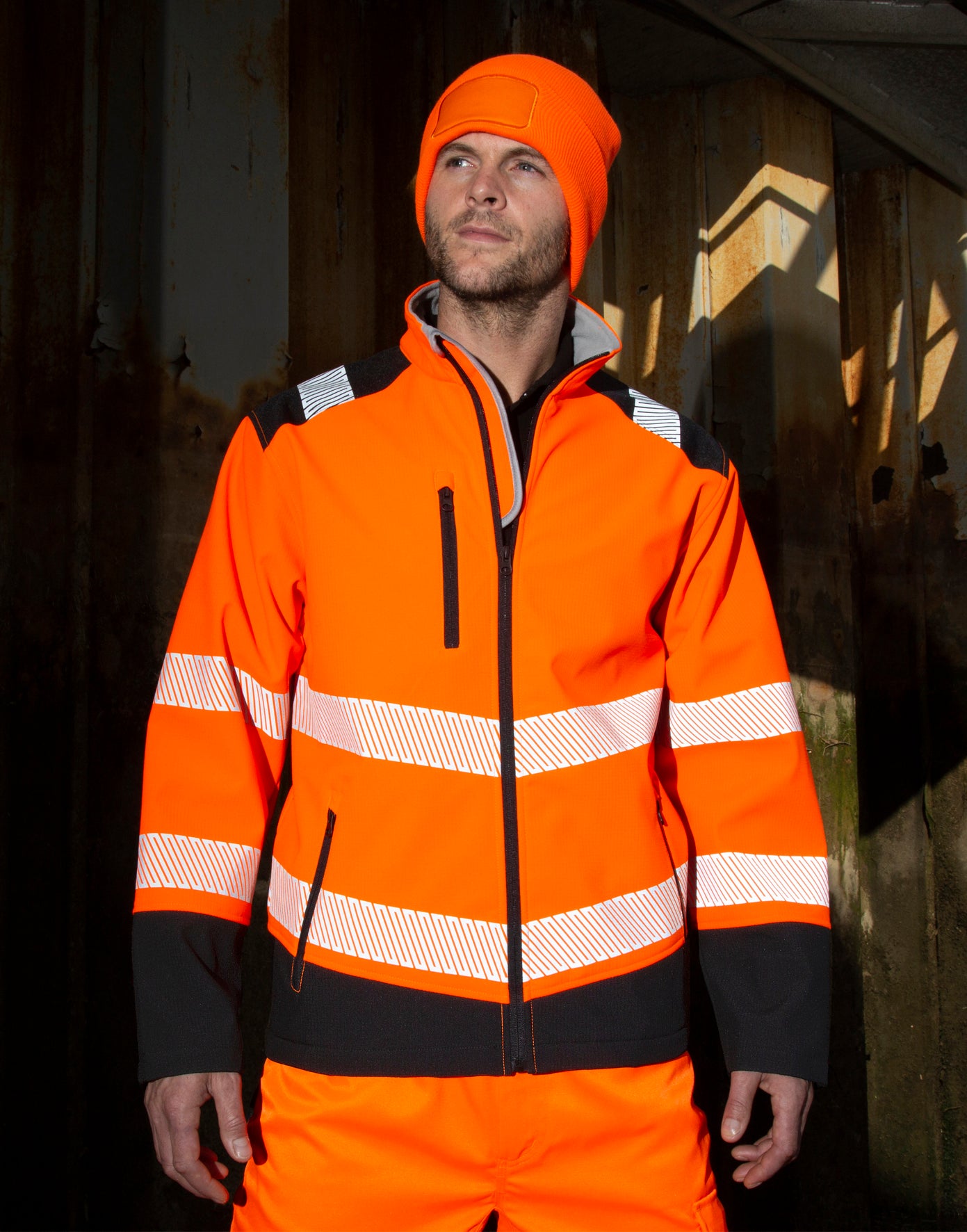 Ripstop Sikkerheds Softshell Jakke