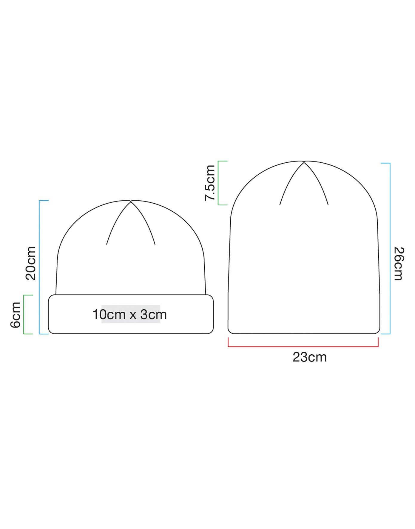 Økologisk bomulds-hue med waffle-strik