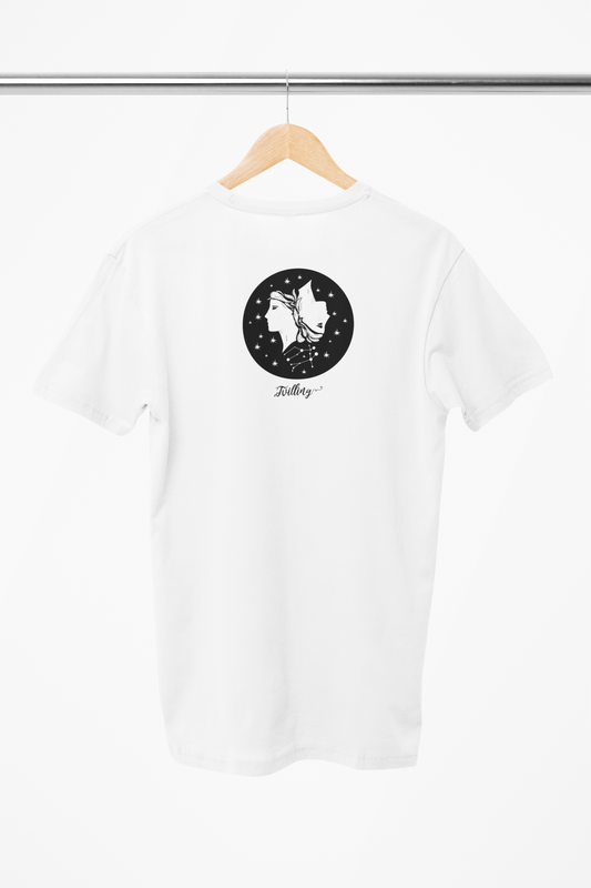 Tvilling stjernetegn t-shirt hvid