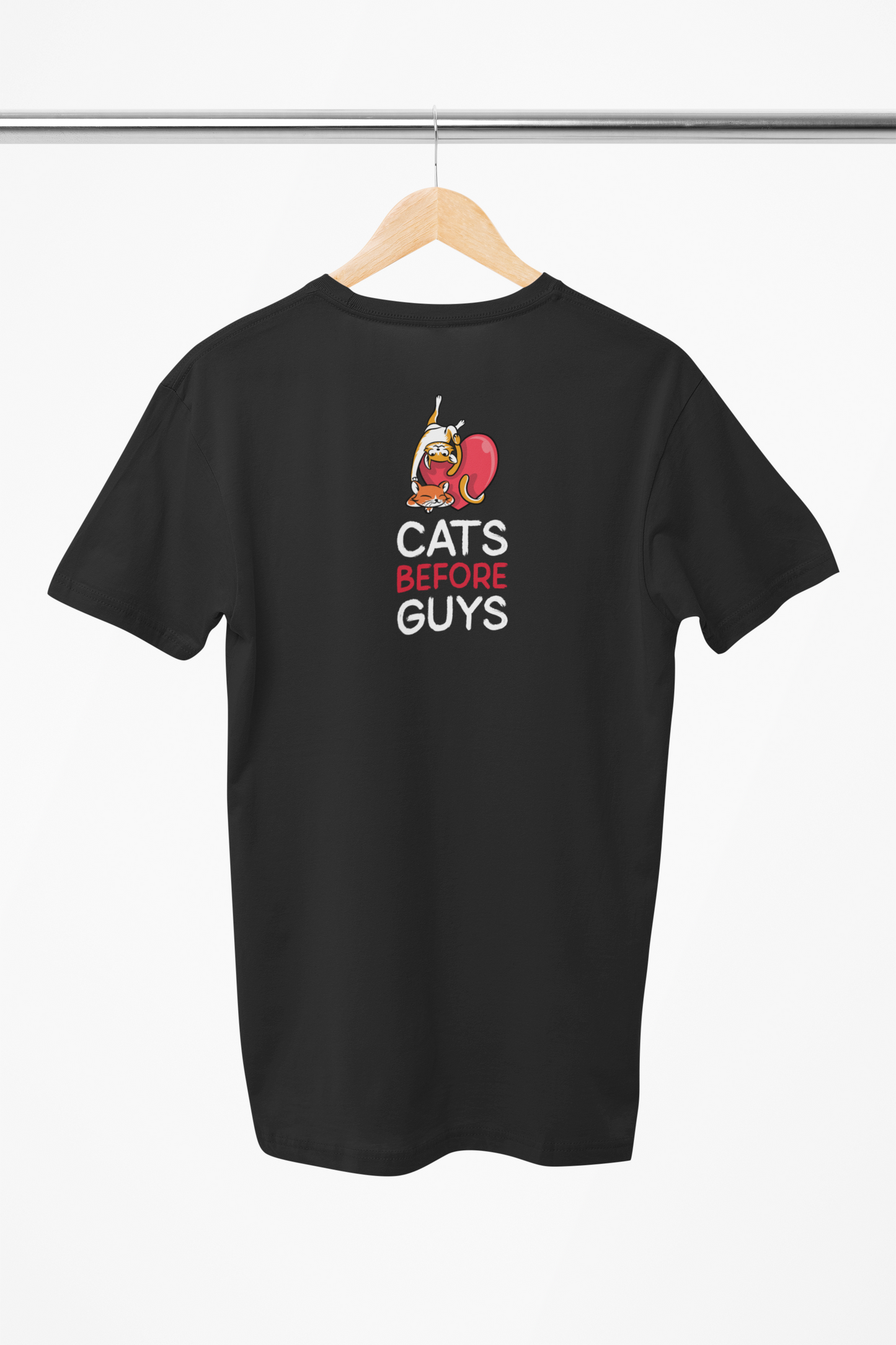 Katte før mænd t-shirt