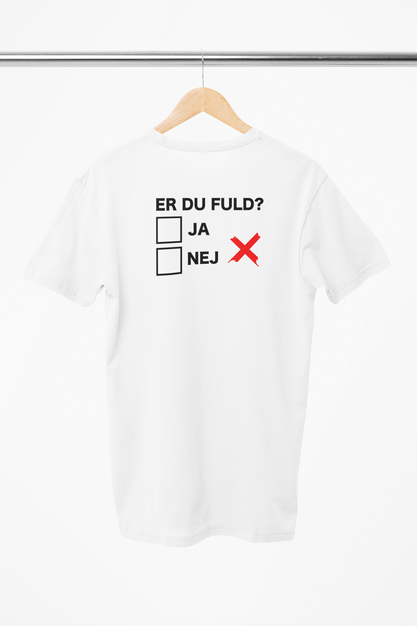 Er du fuld t-shirt. Sjov druk trøje