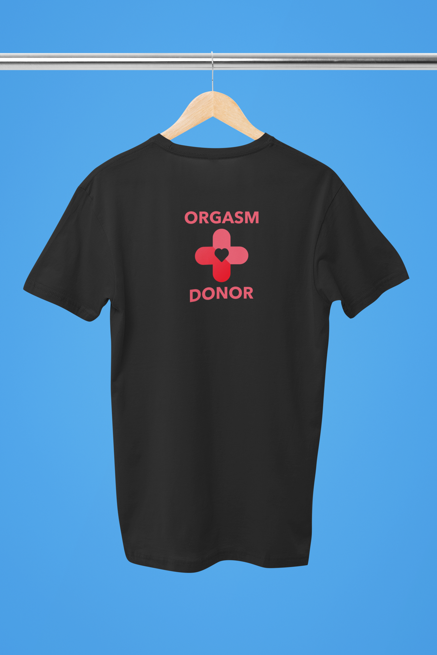 orgasm donor t-shirt sort