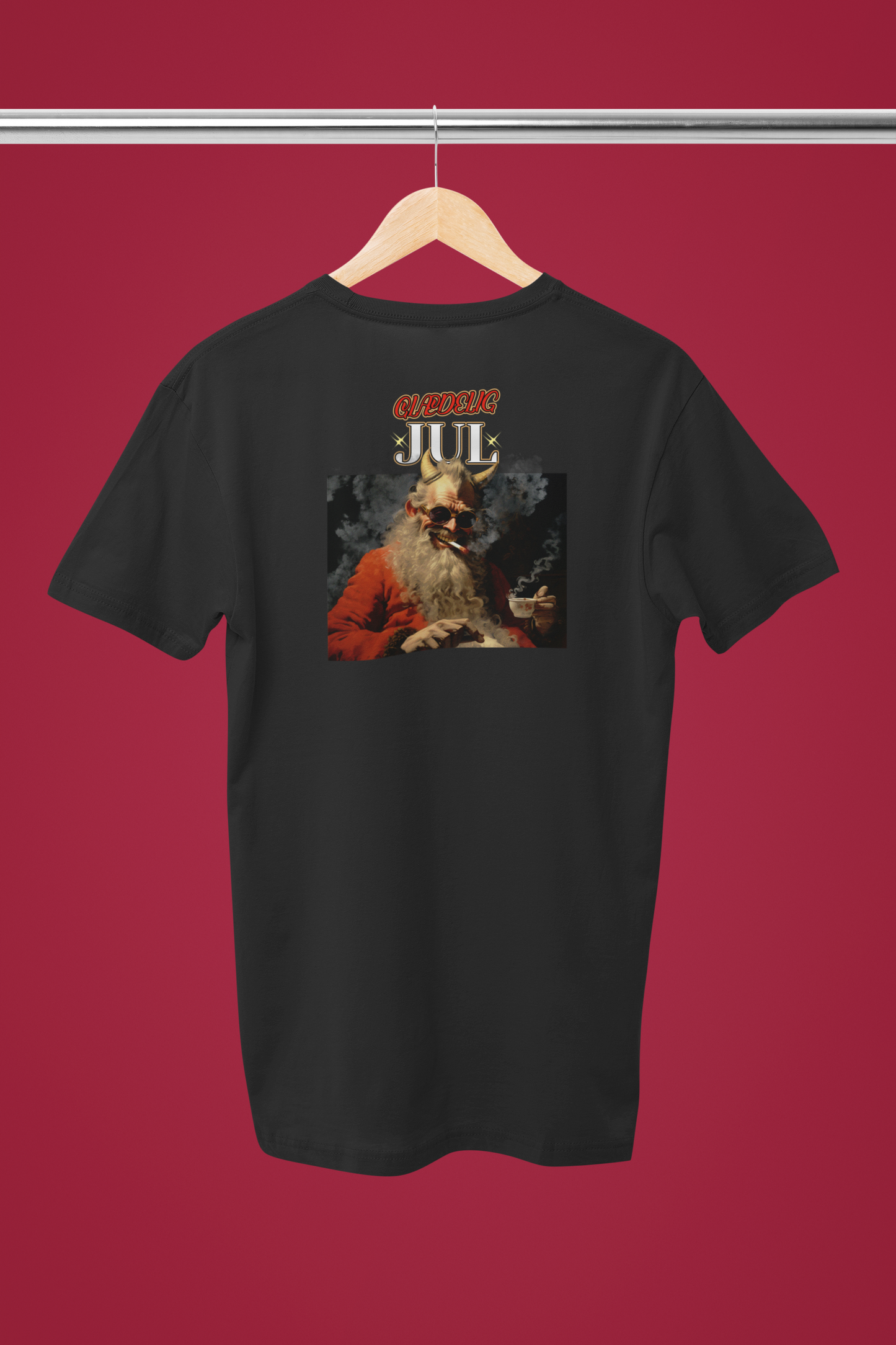 Glædelig Jul - sort T-shirt