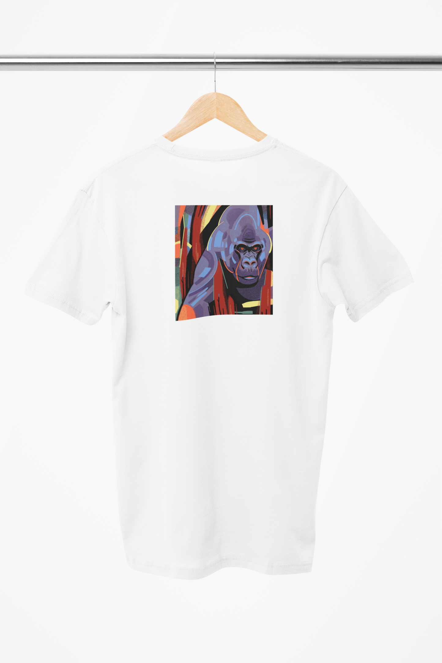 Gorilla t-shirt hvid