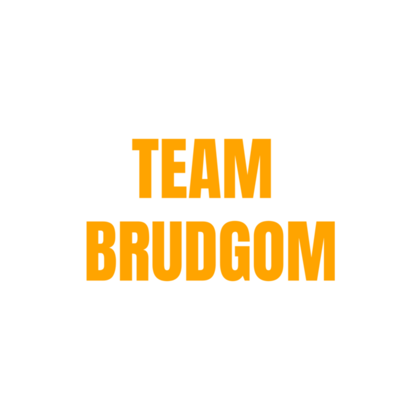 TEAM BRUDGOM - T-shirt
