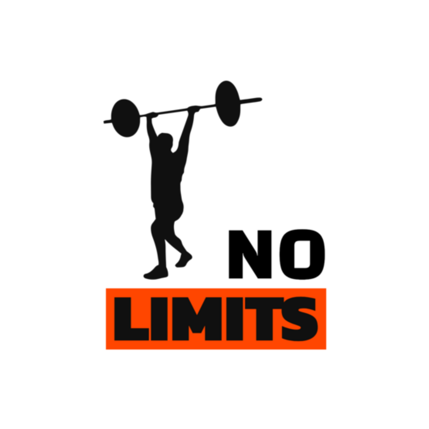 No Limits (Styrkeløft) - T-shirt