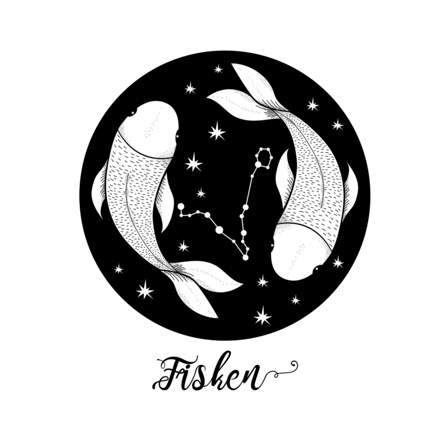 Fisken Stjernetegn - T-shirt