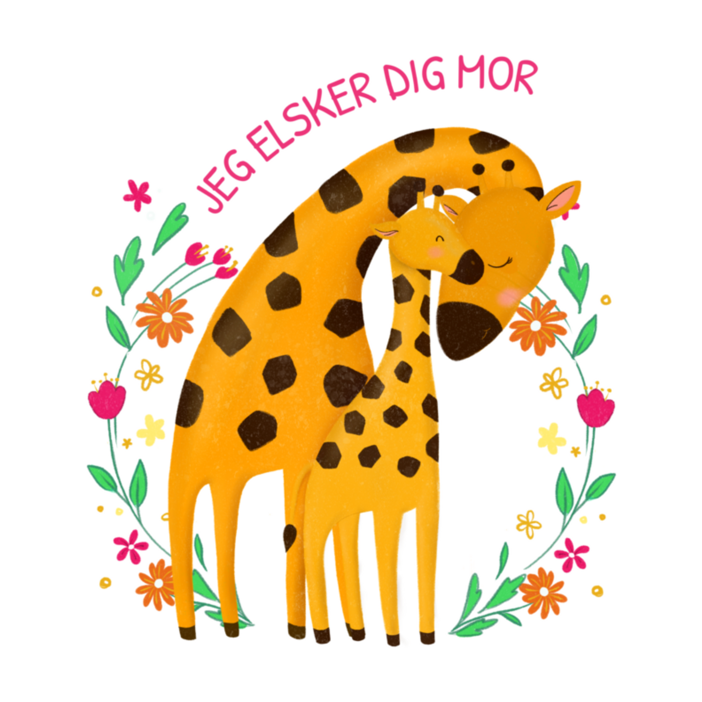 Elsker dig mor - T-shirt - Coolshirts.dk