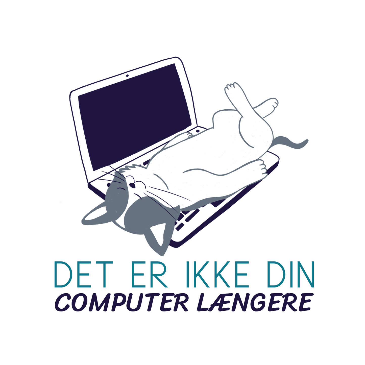 Kælen Kat - T-shirt - Coolshirts.dk