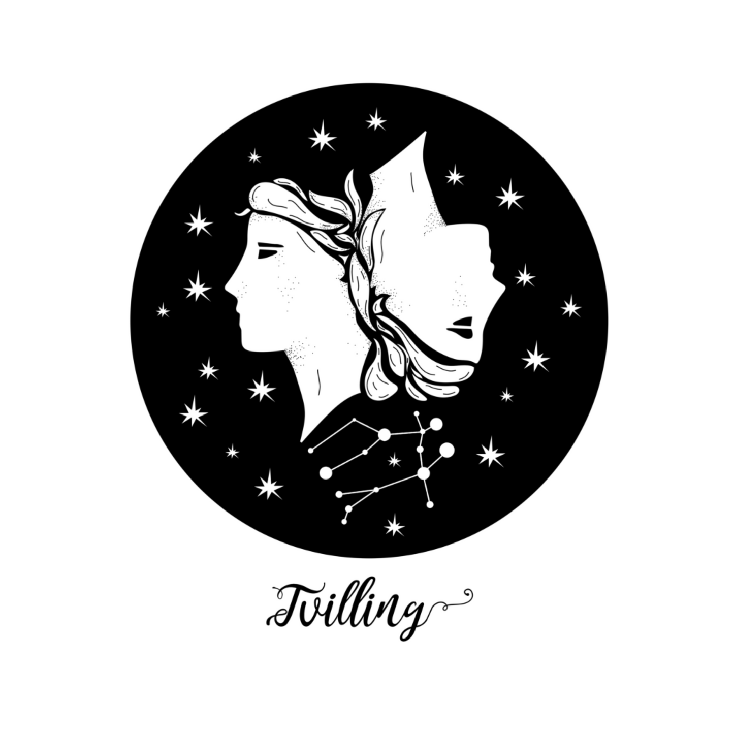 Tvilling Stjernetegn - T-shirt