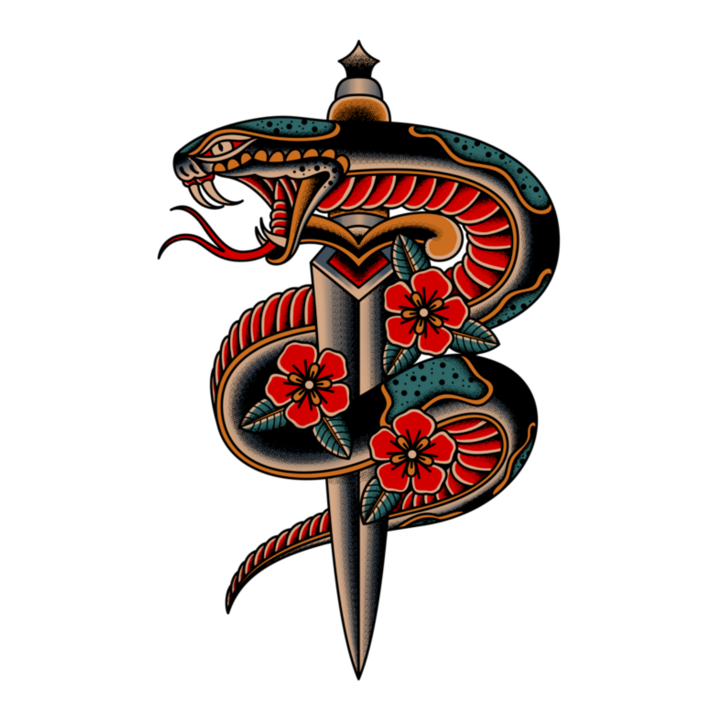 Slange & Kniv - T-shirt