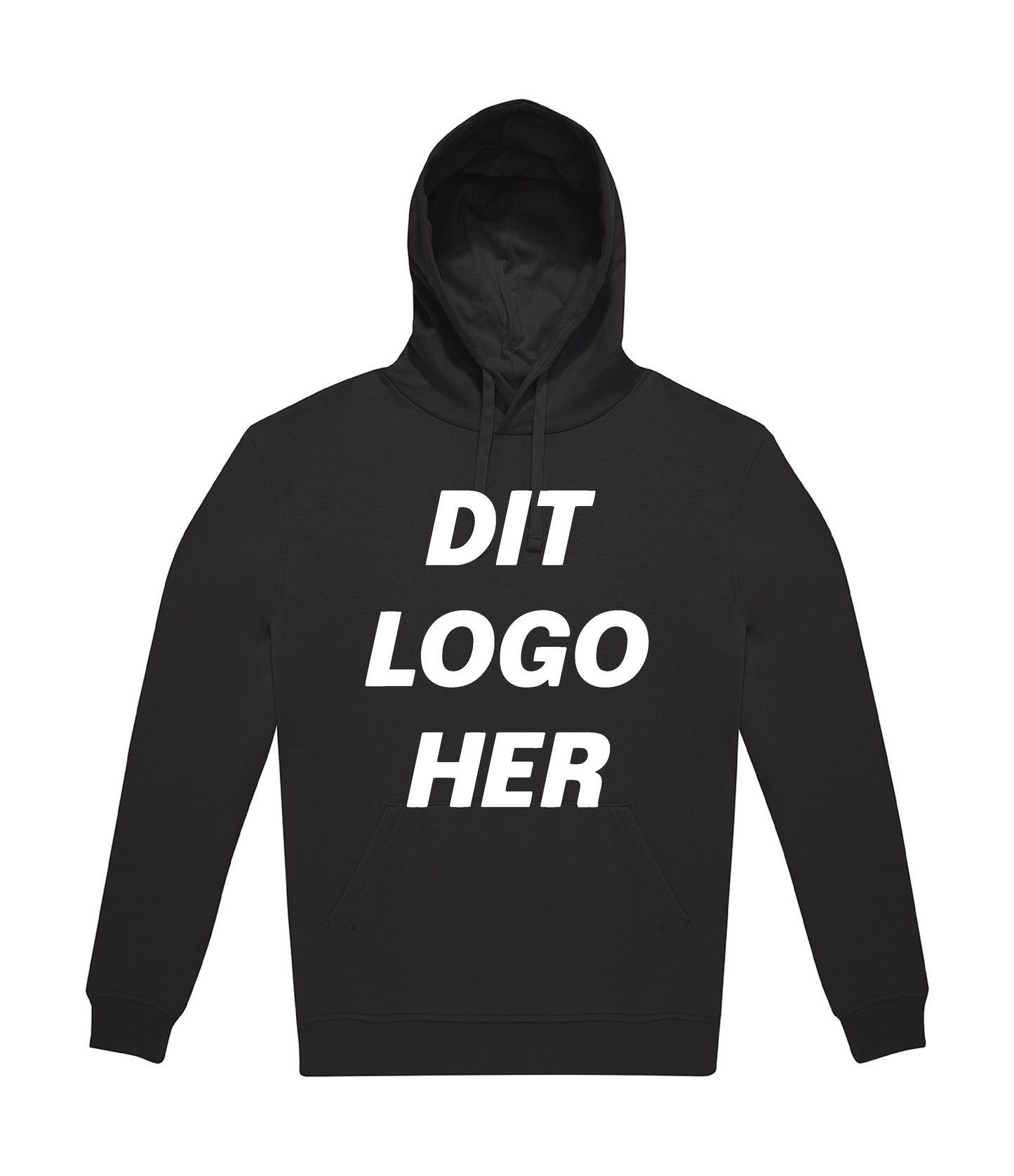 Design egen sort Hoodie