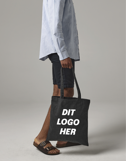 Design selv / Upload billede sort Mulepose