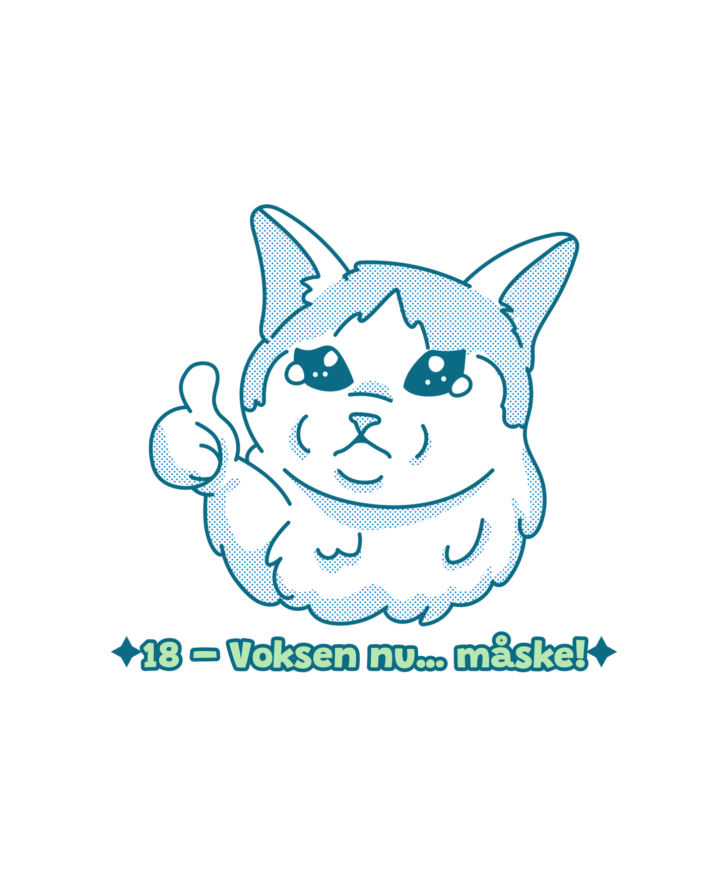 18 år, men voksen? - T-shirt