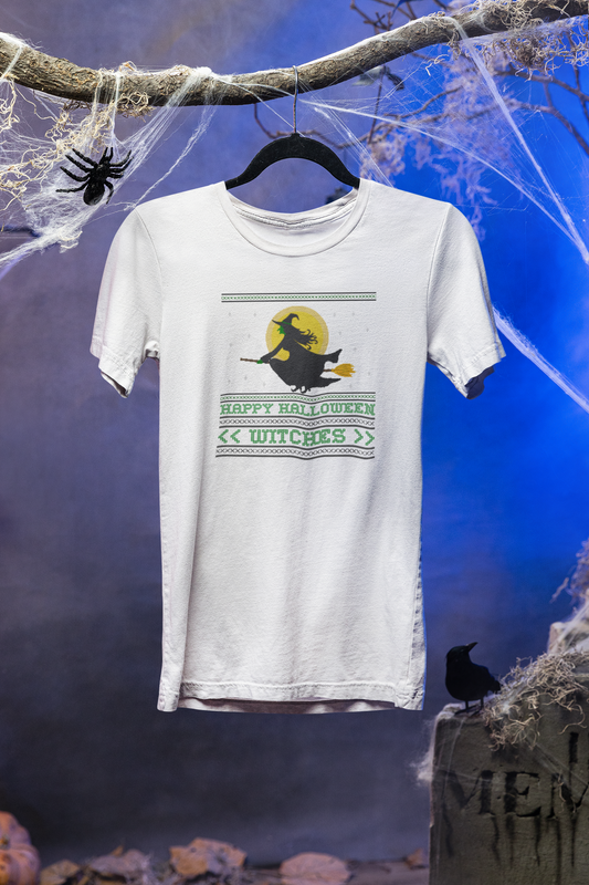 Happy Halloween til Heksene - T-shirt hvid