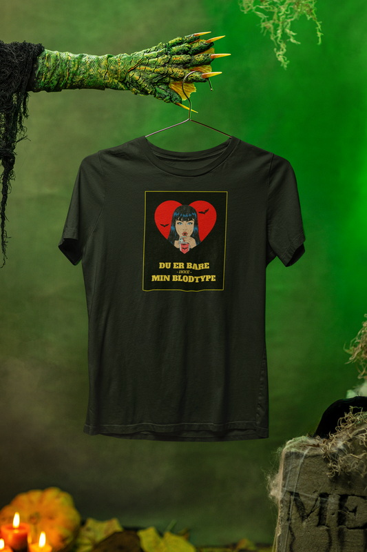 Du er bare ikke min blodtype (Halloween) - T-shirt
