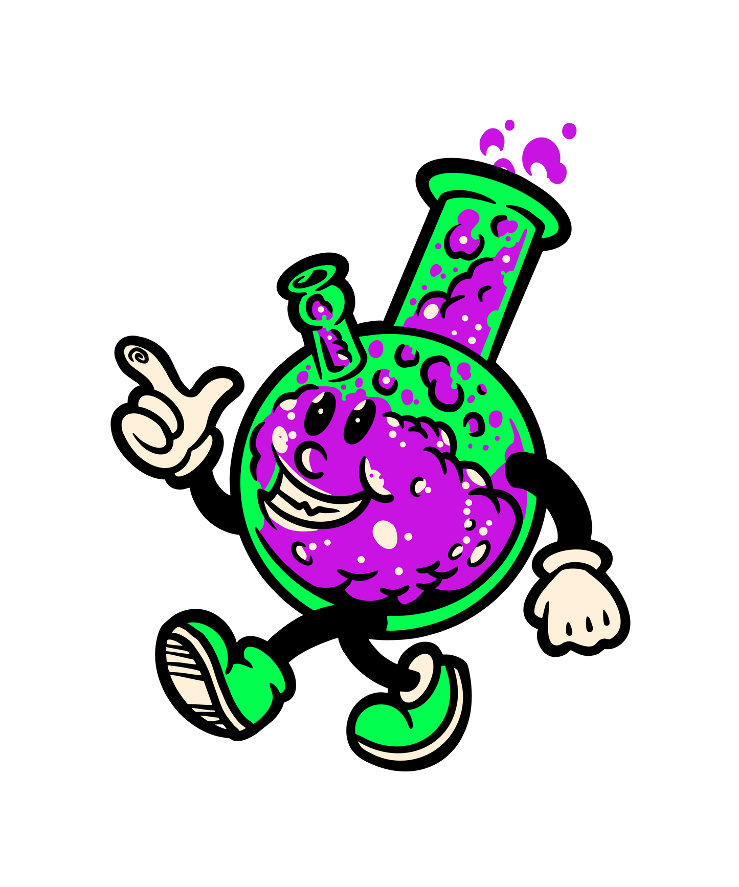 Glad Bong - T-shirt - Coolshirts.dk