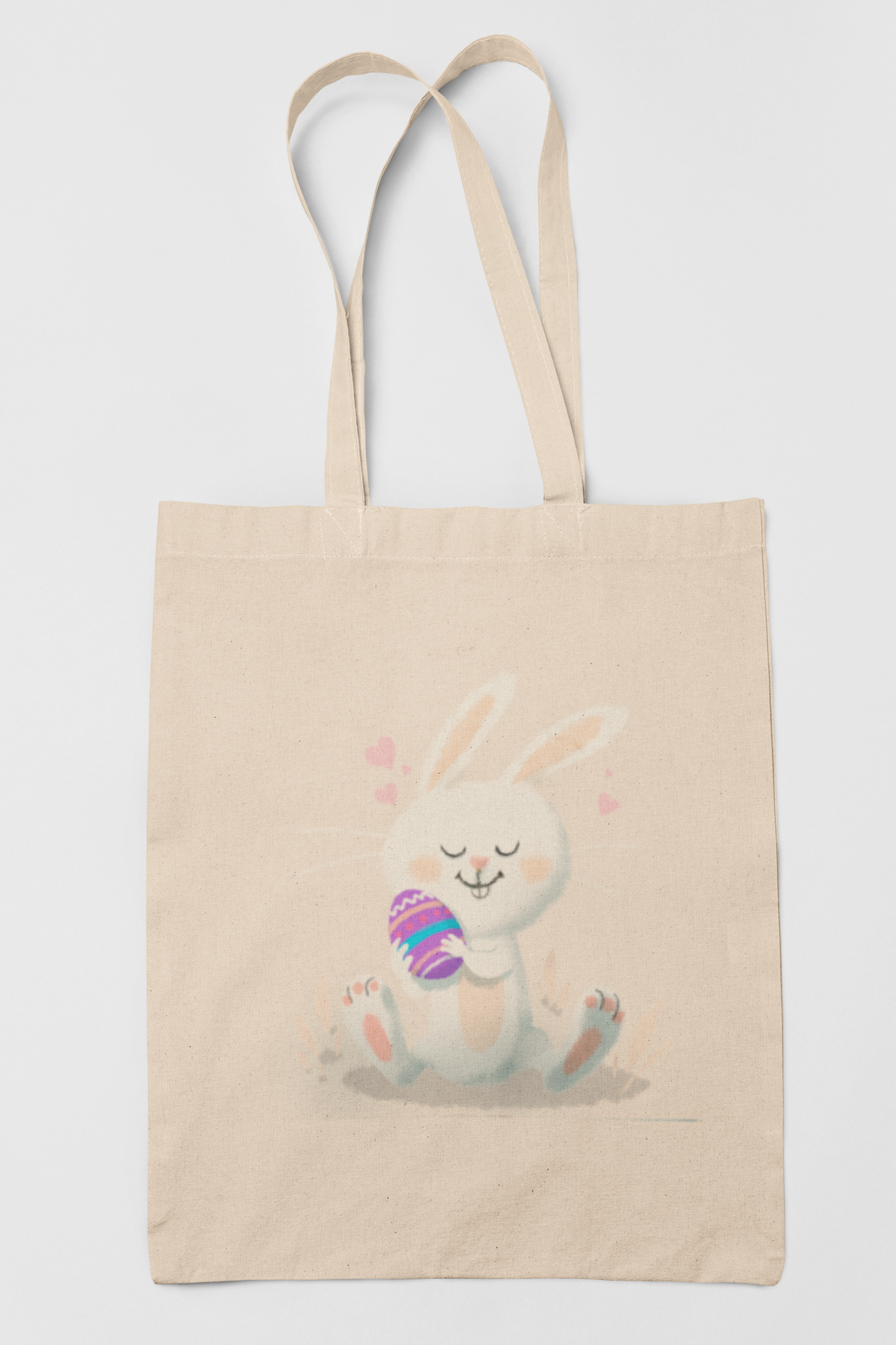 Mulepose - Påskehare krammer påskeæg