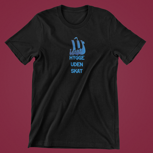 Hygge uden Skat sort T-shirt