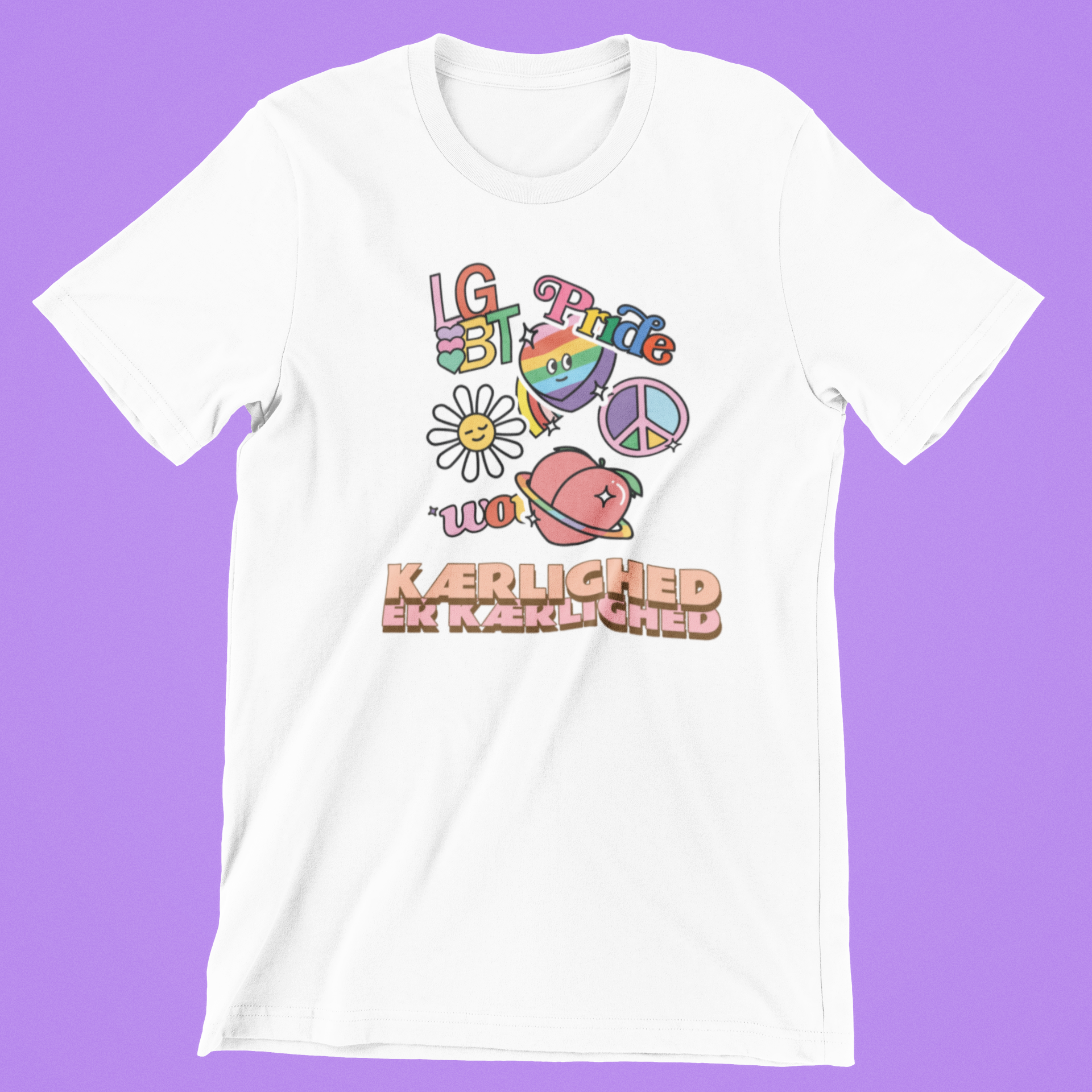 Kærlighed er Kærlighed - hvid T-shirt