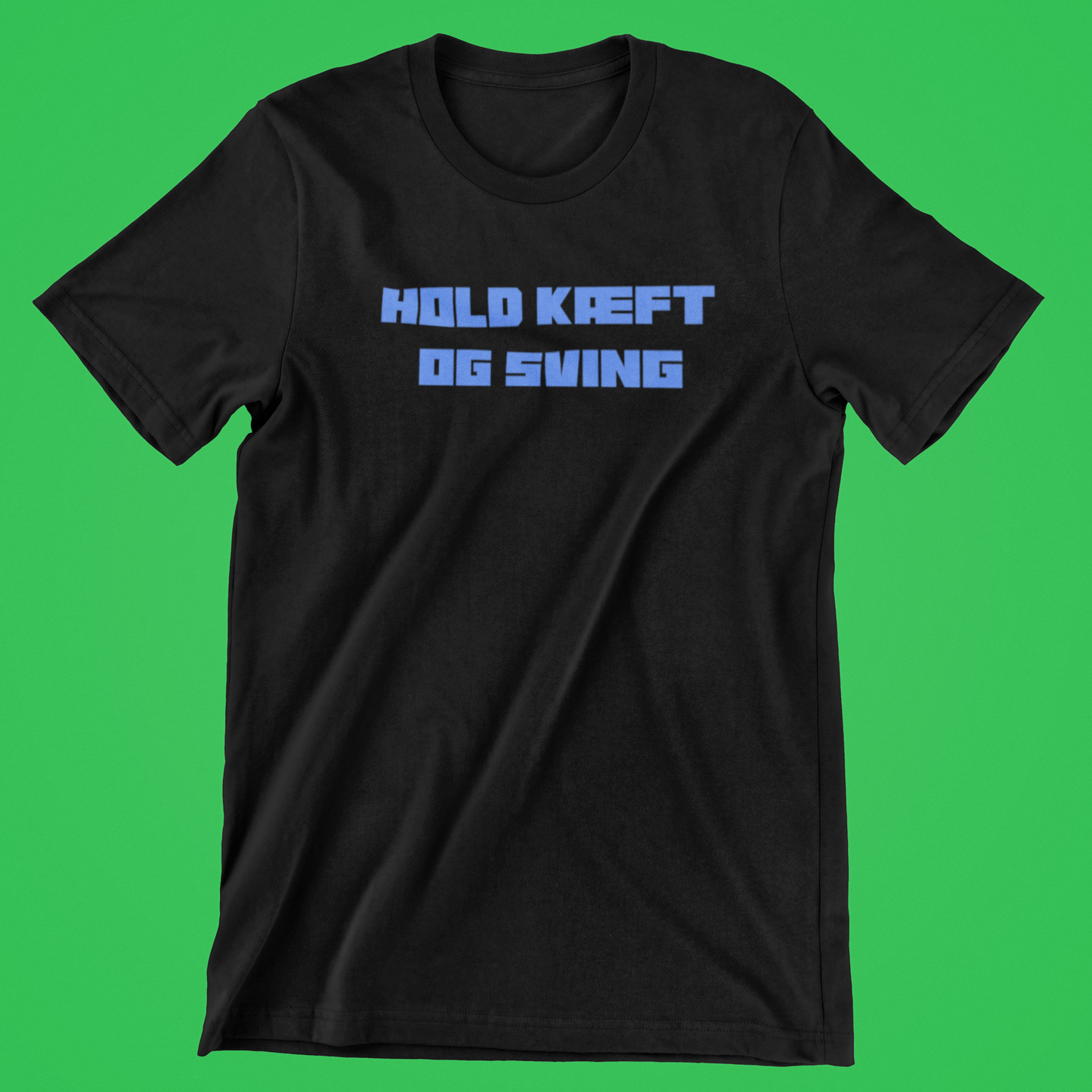 Sjov Golf T-shirt i sort