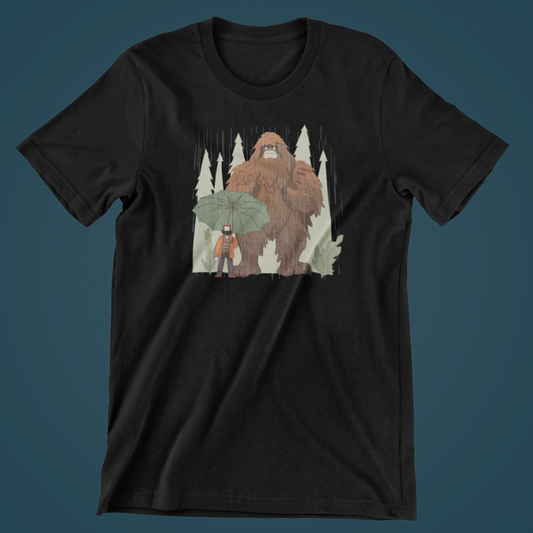 Bigfoot - sort T-shirt