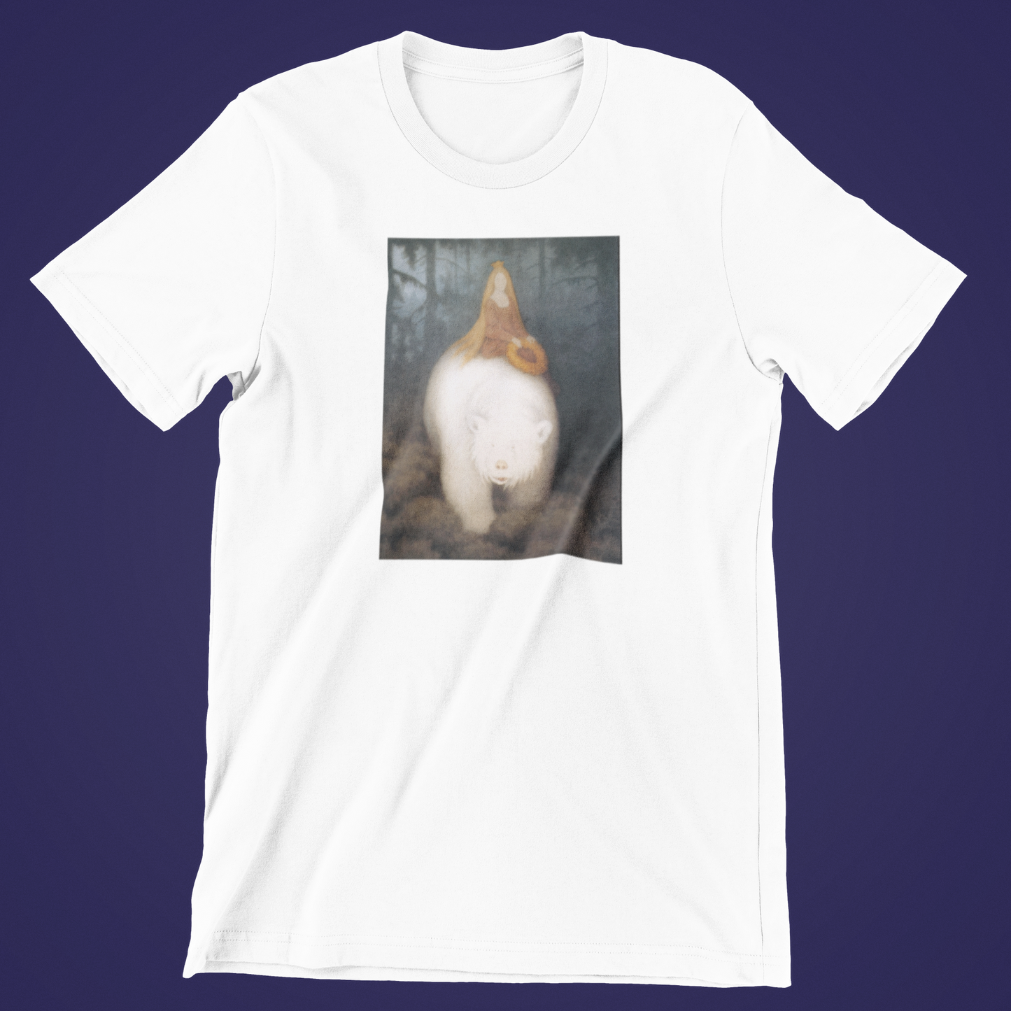 Theodor Kittelsens Kvitebjørn Kong Valemon hvid t-shirt