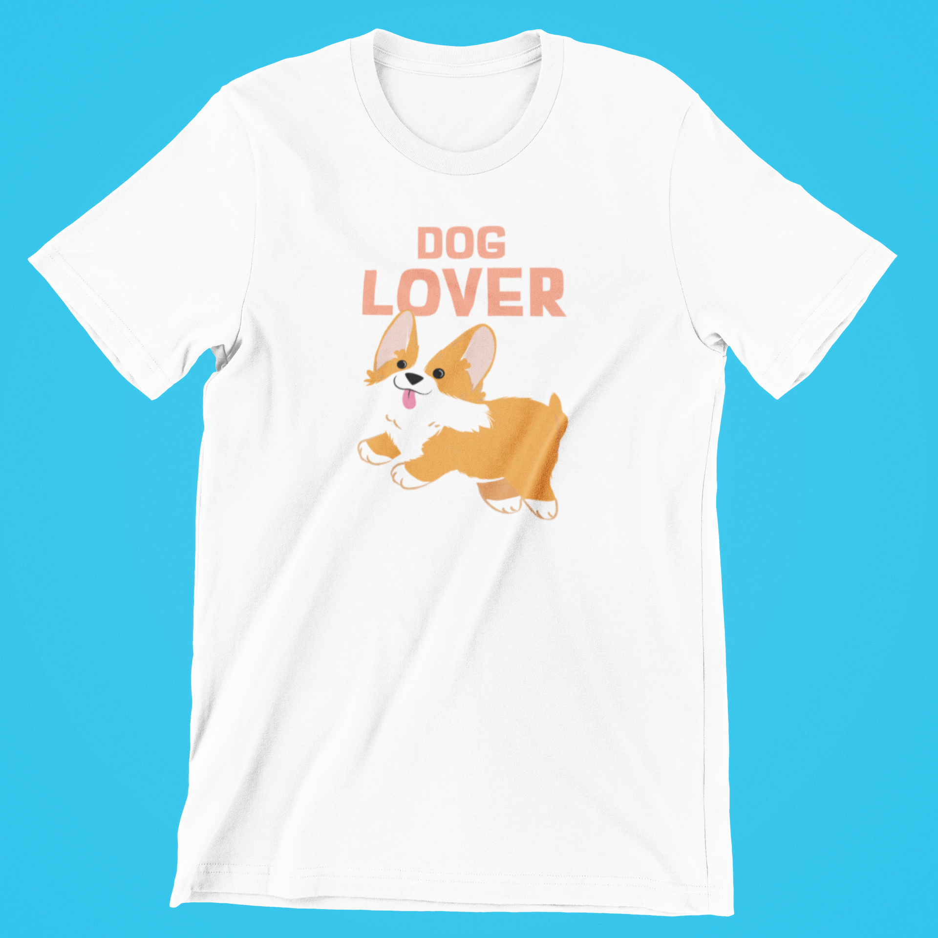 Hunde Elsker t-shirt hvid