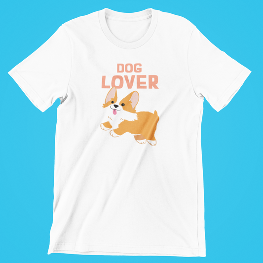 Hunde Elsker t-shirt hvid