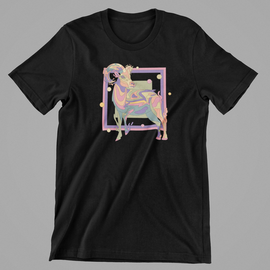 Vædder Stjernetegn sort T-shirt