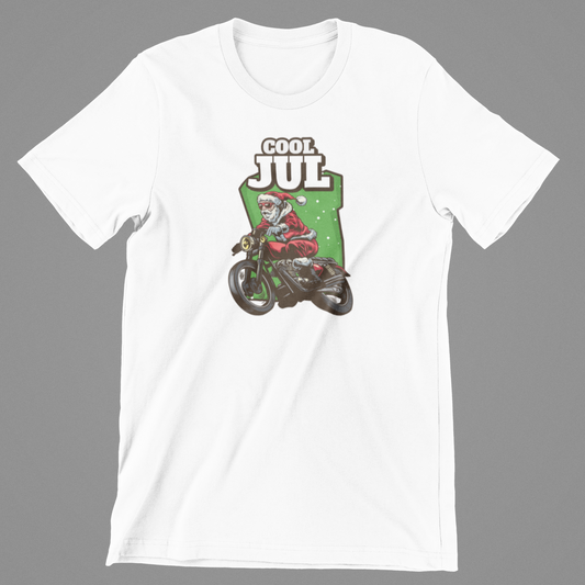 Cool Jul (Motorcykel Julemand) - T-shirt