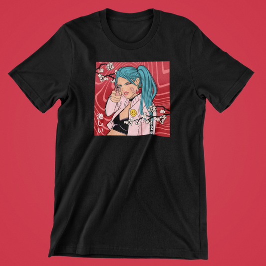Anime pige - T-shirt