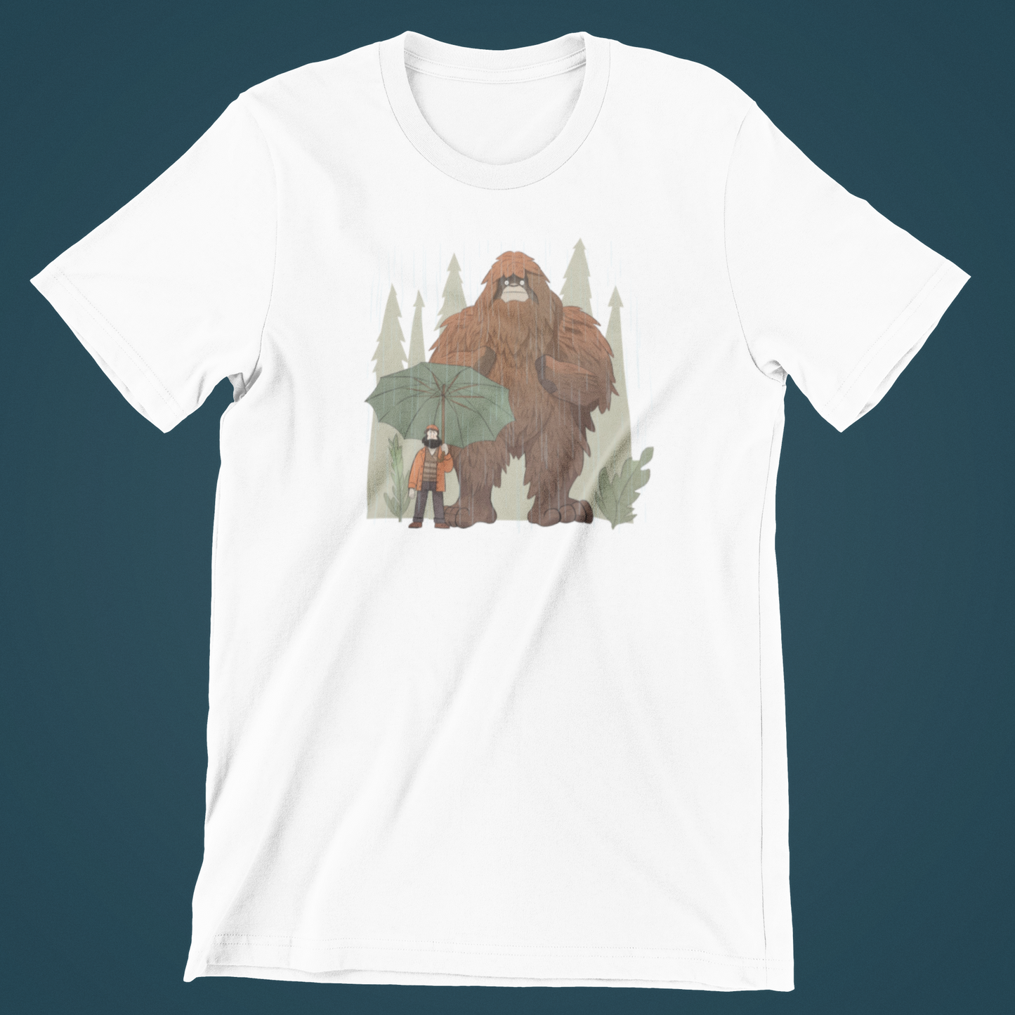 Bigfoot - hvid T-shirt