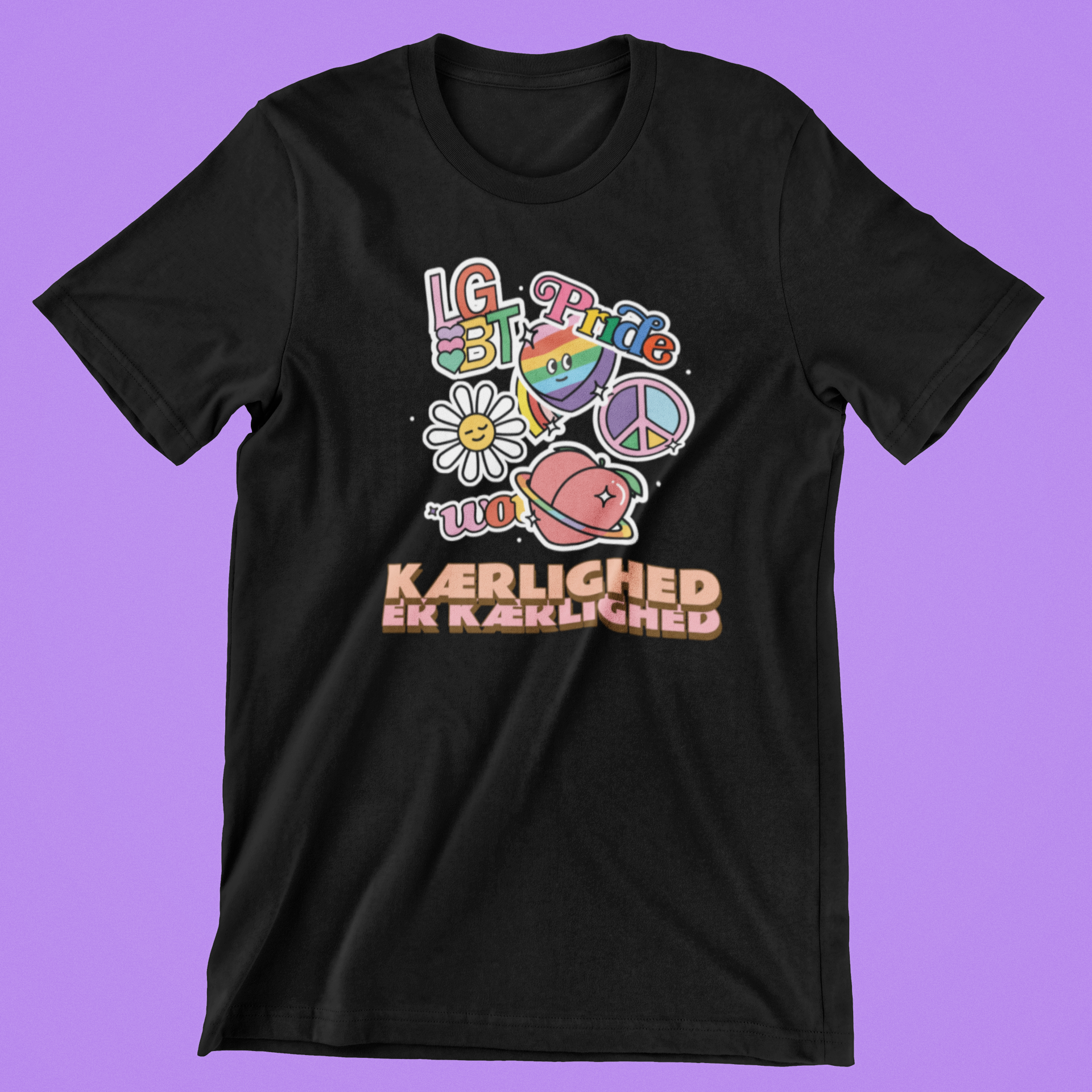 Kærlighed er Kærlighed - sort T-shirt