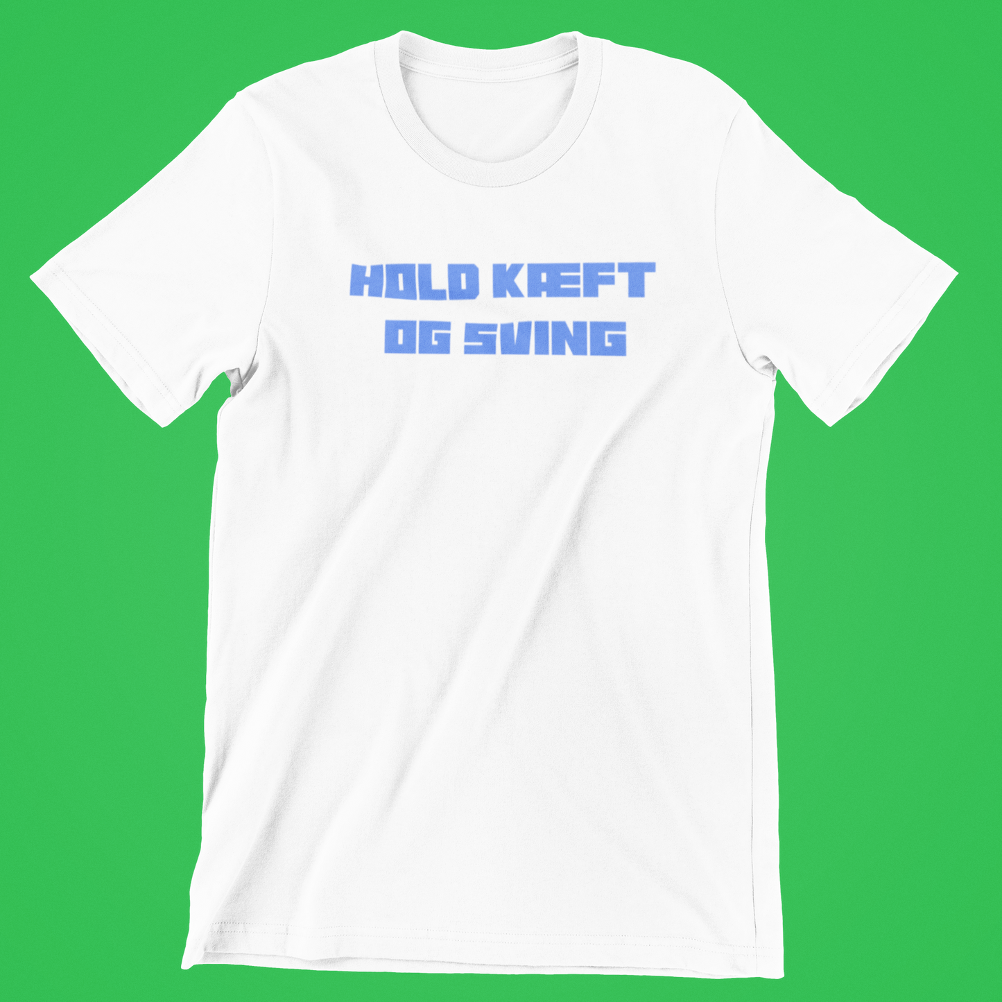 Sjov Golf T-shirt i hvid