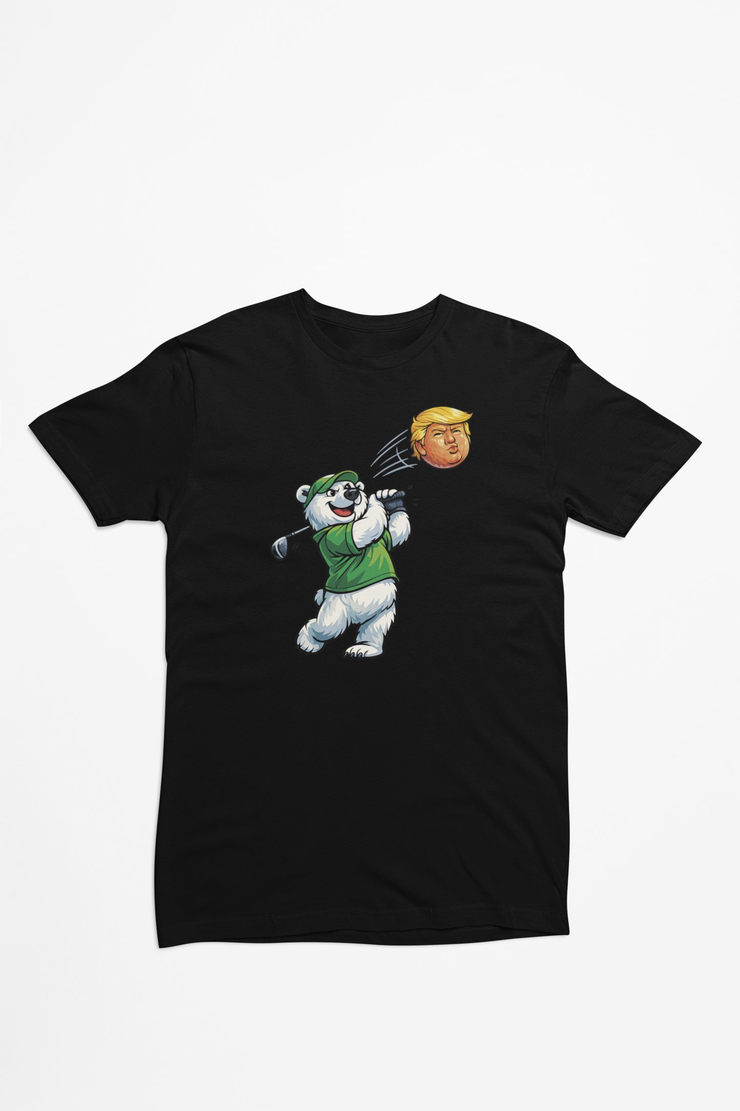 Golf Trump sort T-shirt