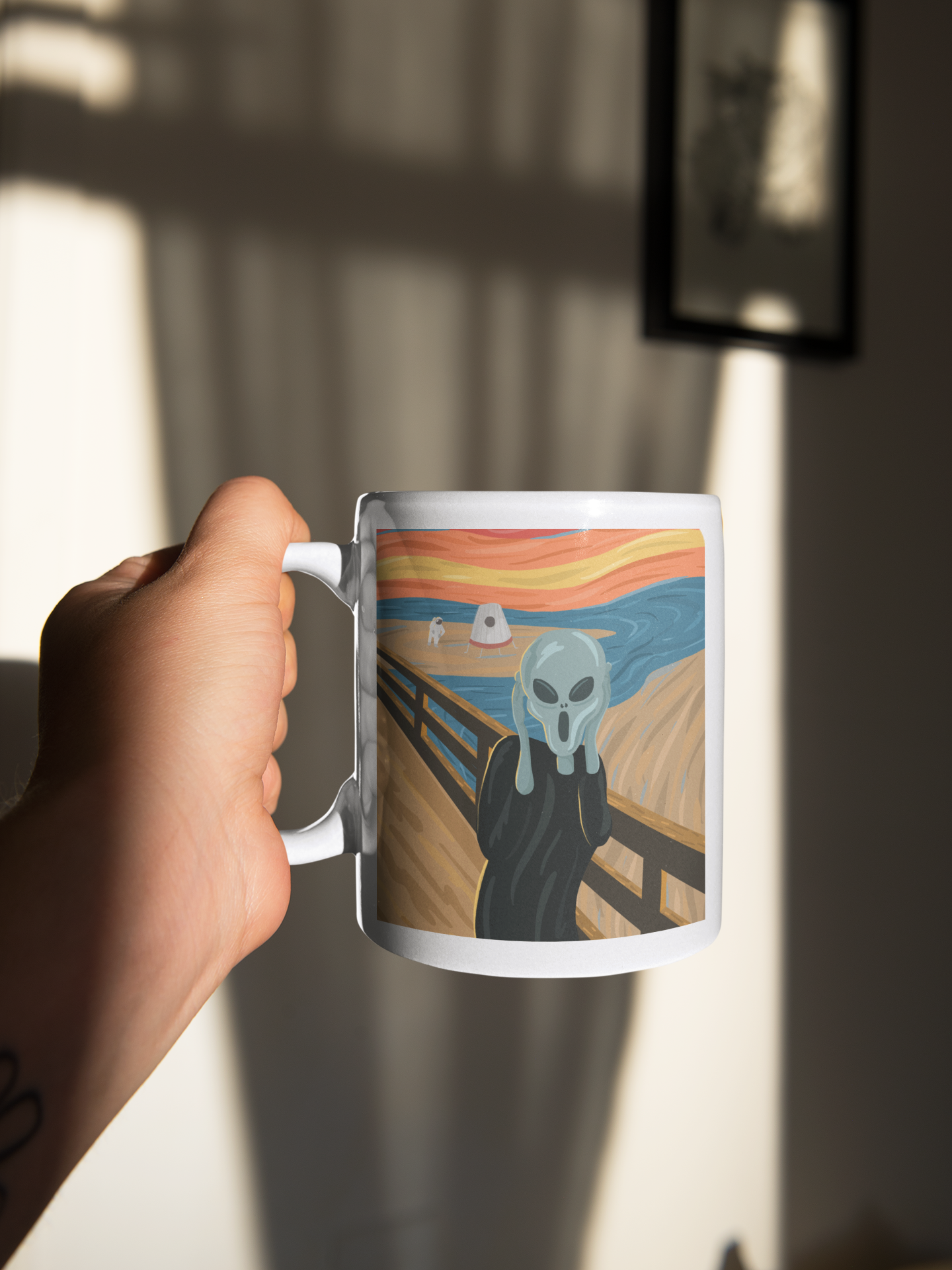 Skriget Edvard Munch kop Sjov