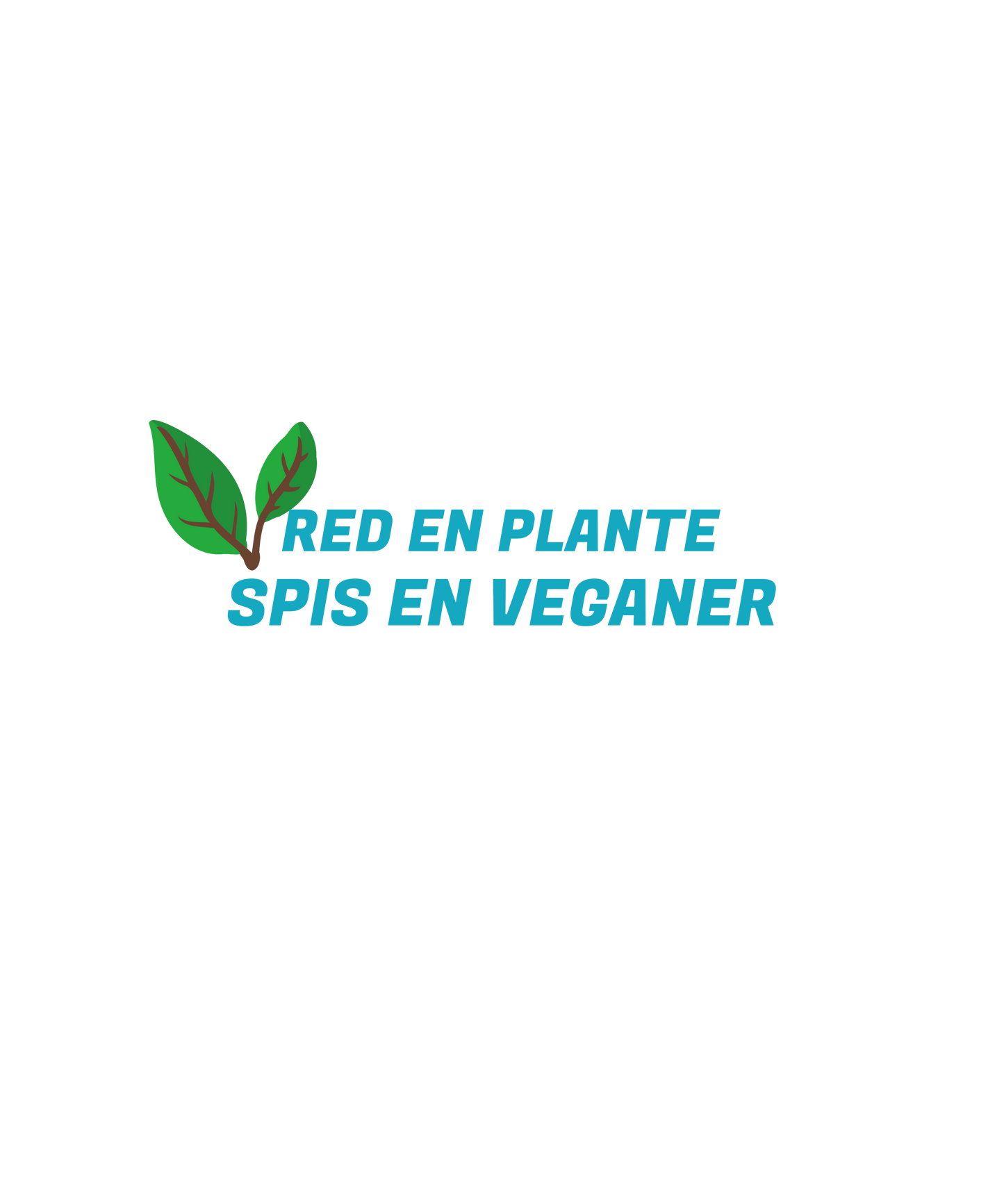 Red en plante, spis en veganer - T-shirt