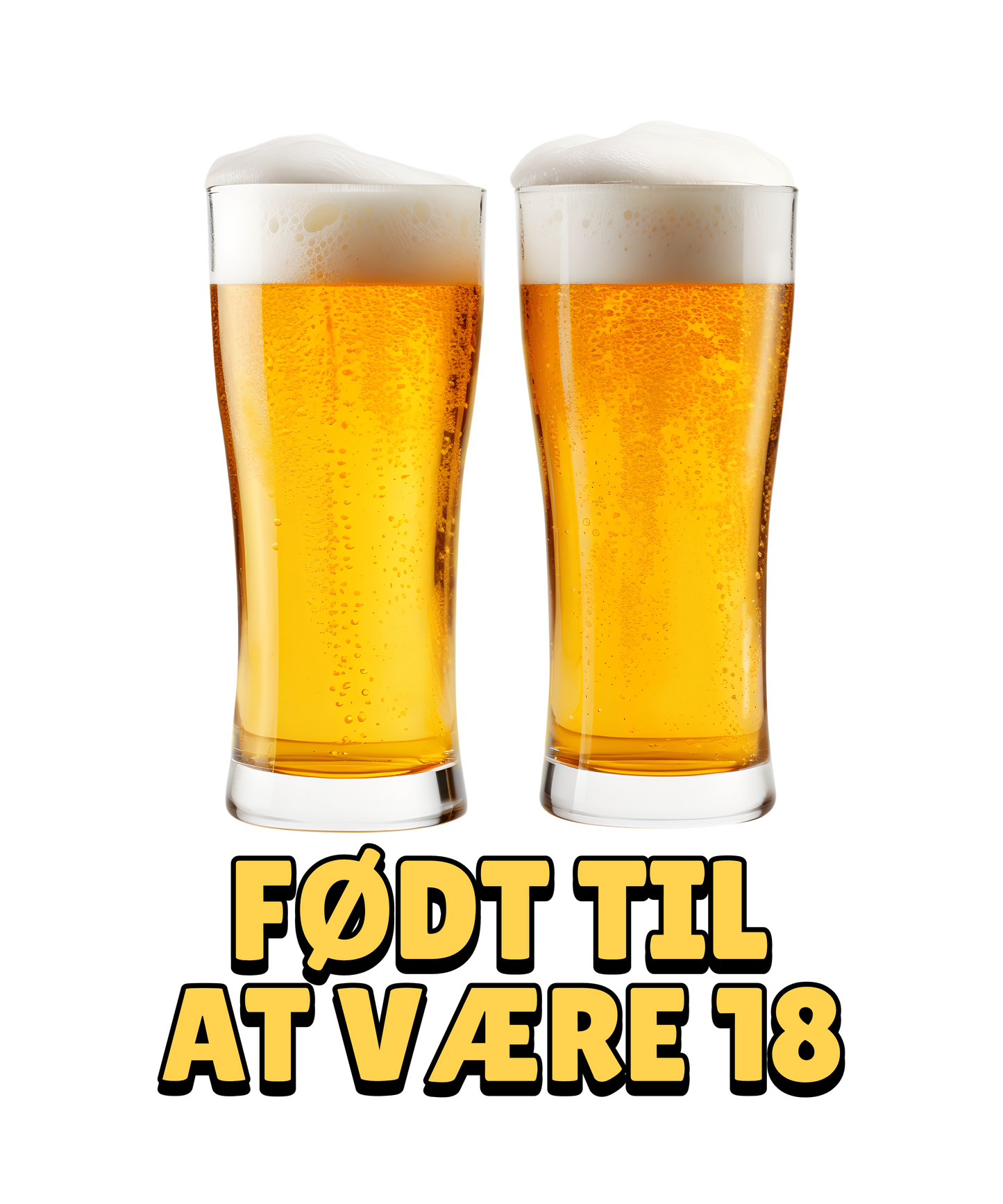 Født til at være 18 - T-shirt