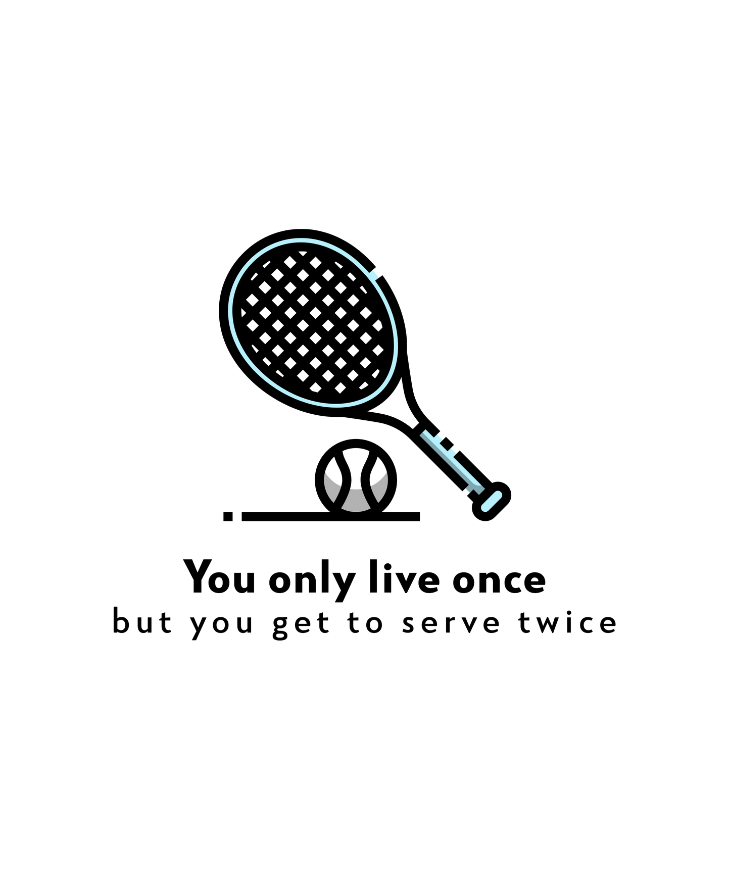 Tennis ketcher - T-shirt - Coolshirts.dk
