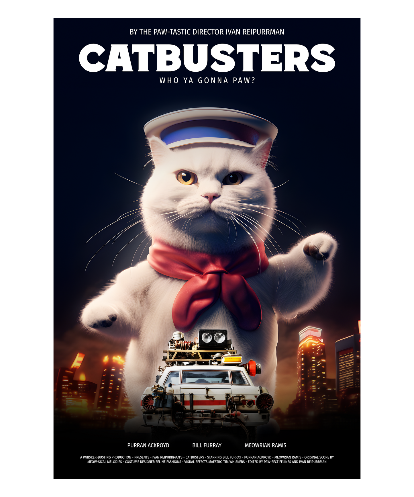 Catbusters - T-shirt