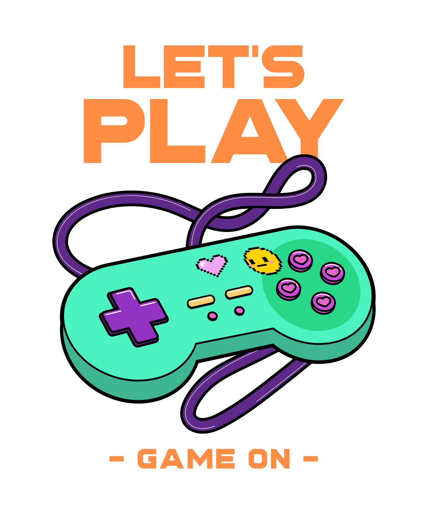 Nintendo controller SNES - T-shirt - Coolshirts.dk