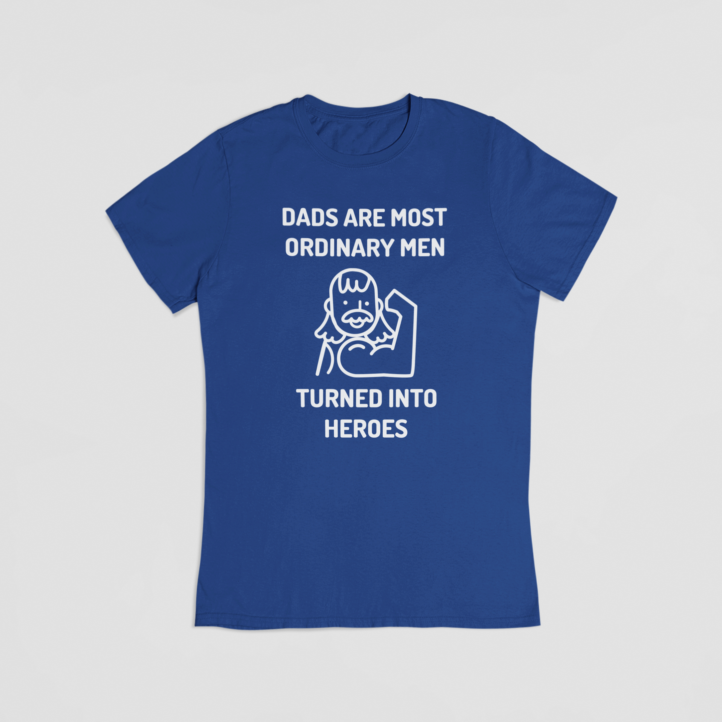 blå fars dag t-shirt