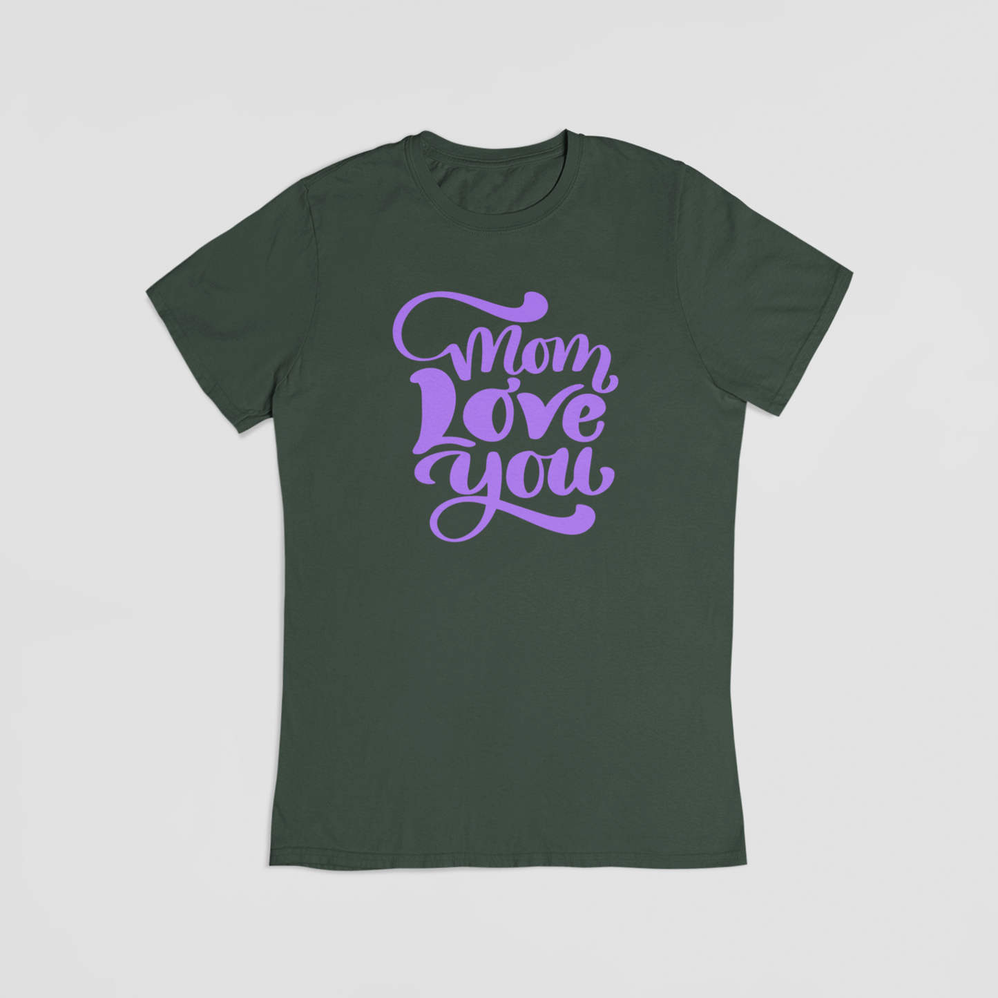 Mom Love You - T-shirt - Coolshirts.dk
