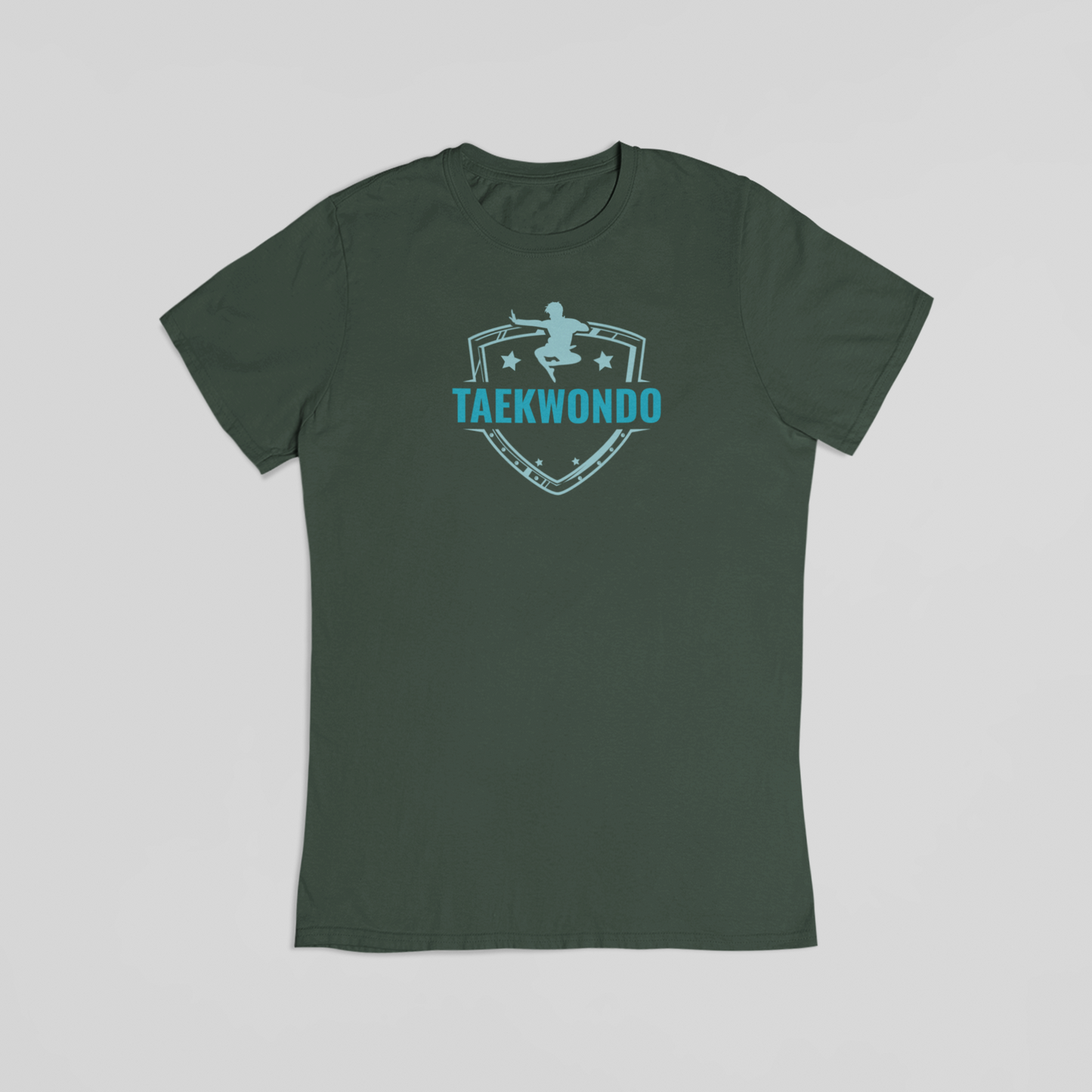 Taekwondo grøn T-shirt