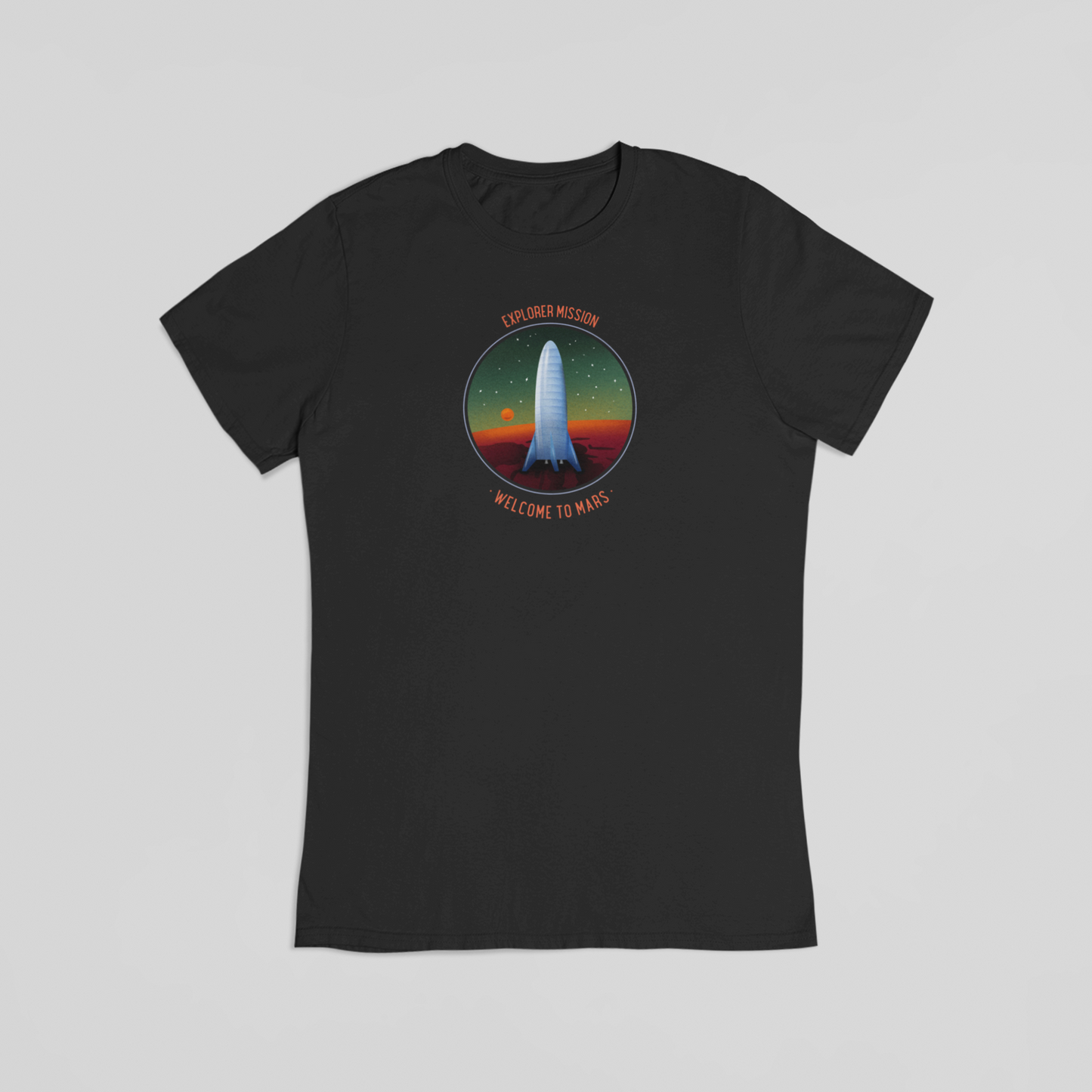 Explorer mission welcome to mars sort T-shirt