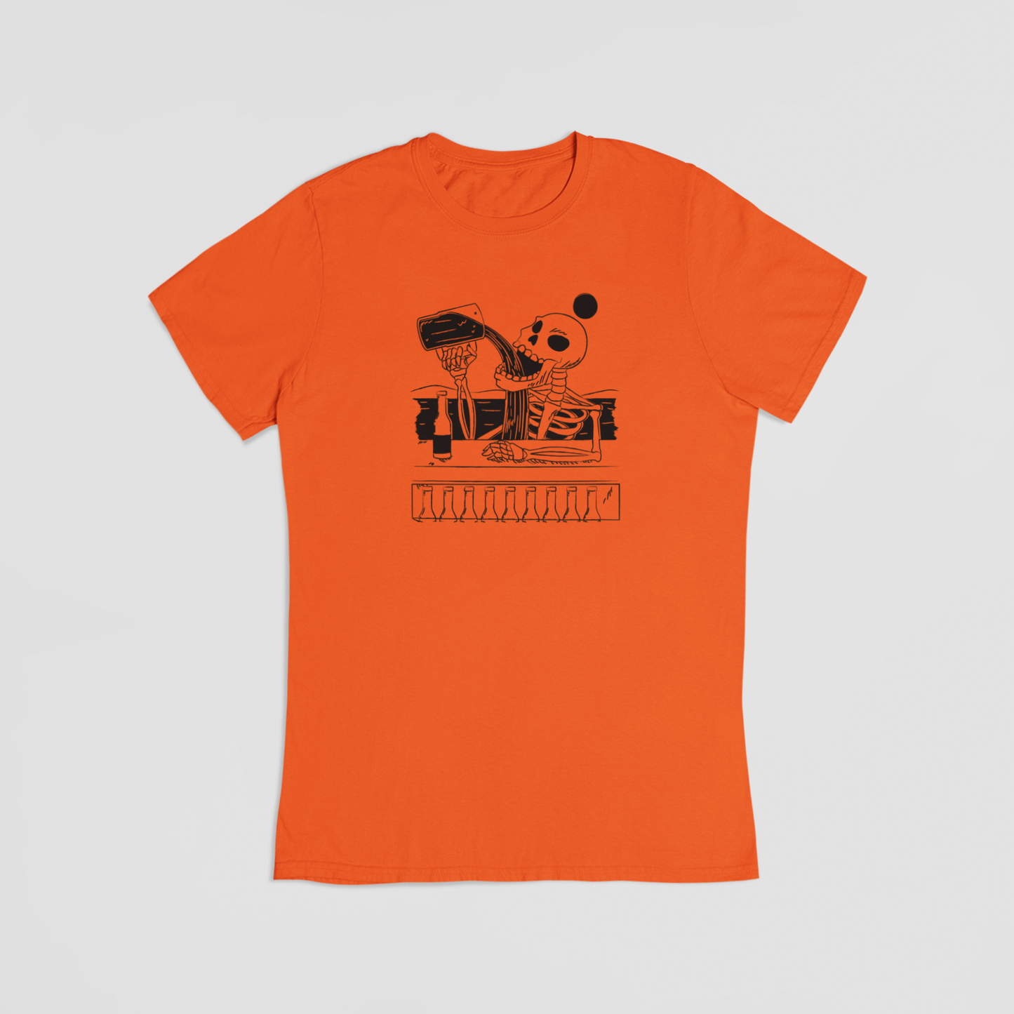 Skelettet i baren - T-shirt