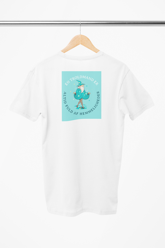 bøsse troldmand t-shirt sort